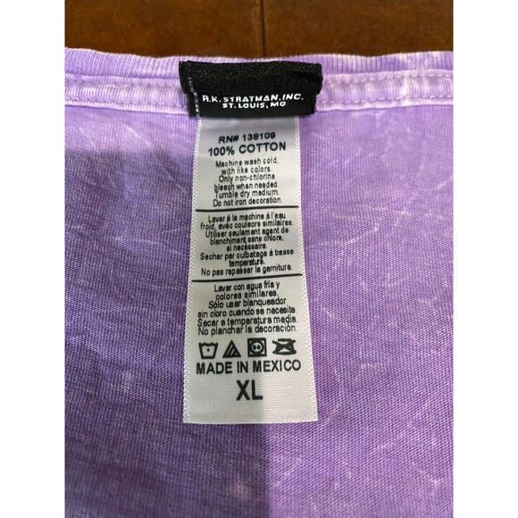 HARLEY DAVIDSON V Neck T Shirt - Myrtle Beach, SC - Purple - Women's XL - Picture 6 of 6